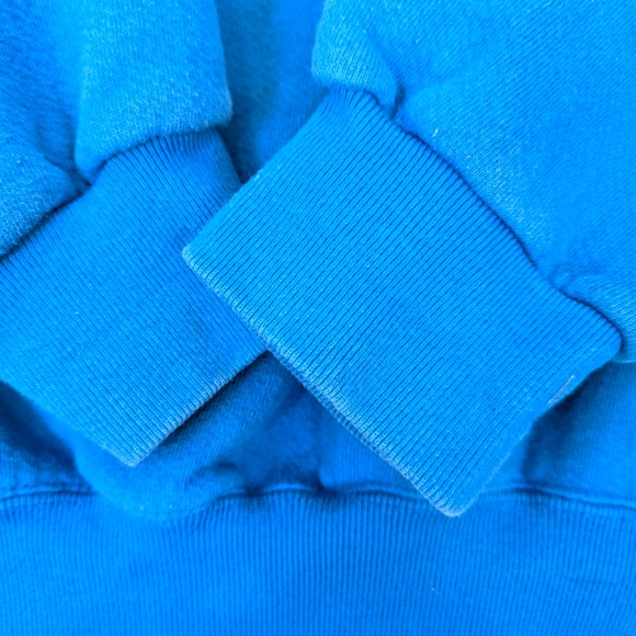 Vintage 80s 90s Best Mom Sweatshirt Embroidered Blue Womens XL Made in USA - Picture 8 of 12